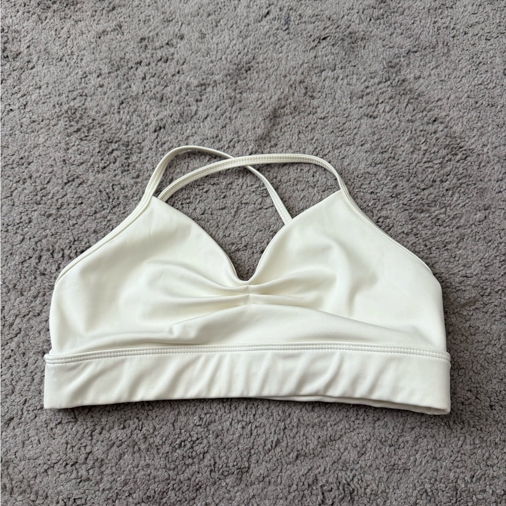 Tiger Friday Cream Sports Bra